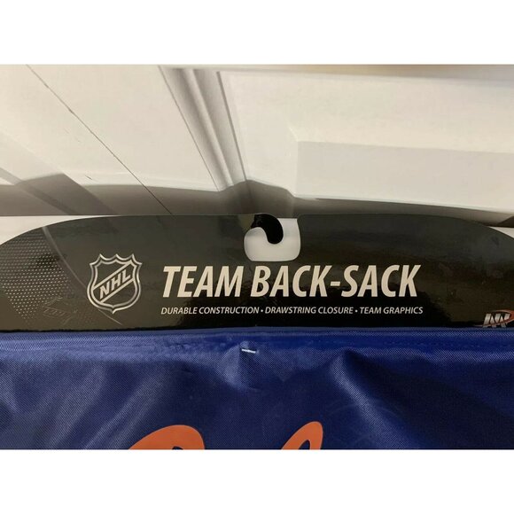 New Edmonton Oilers Officially Licensed NHL TEAM Back Sack Tote - Northwest NWT - Picture 2 of 5
